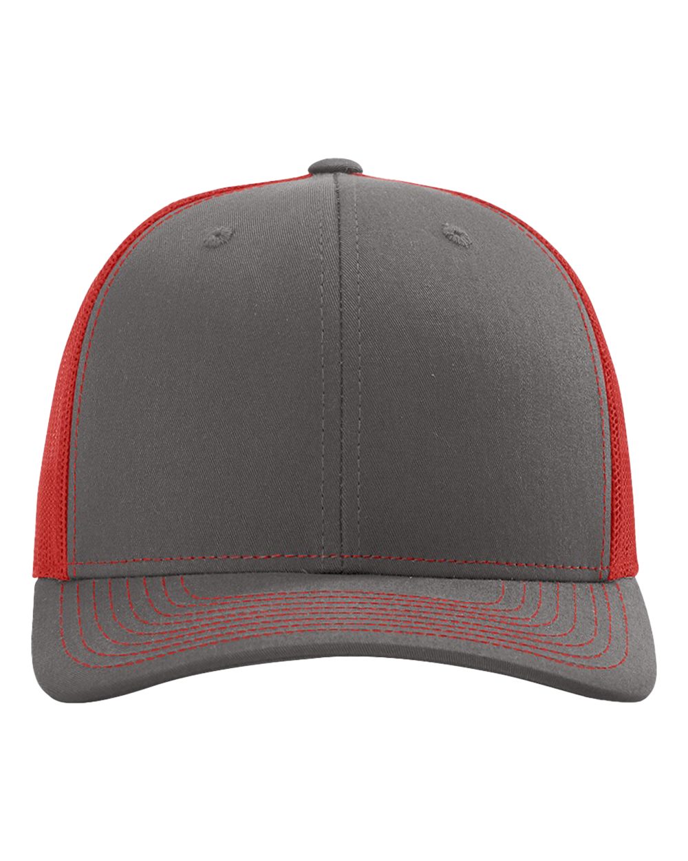 Charcoal/ Red