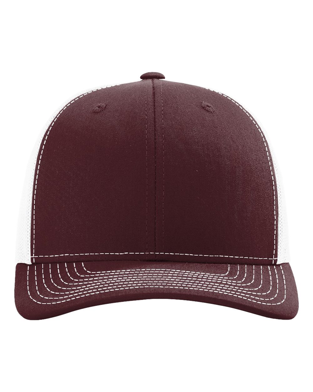 Maroon/ White