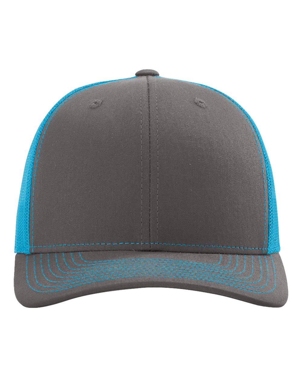 Charcoal/ Neon Blue